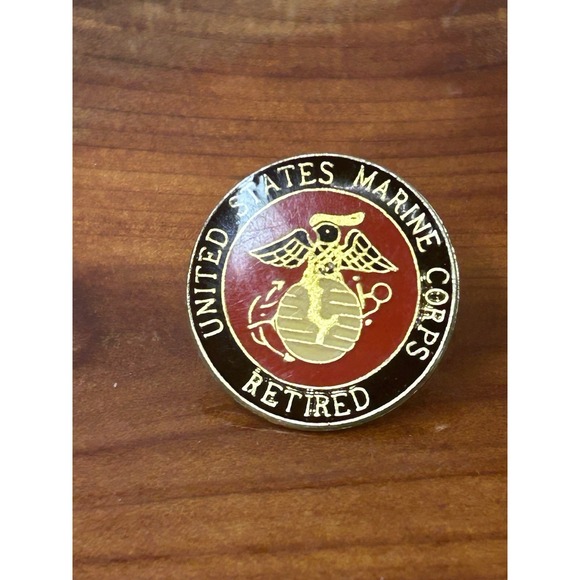 Other - United States‎ Marine Corps Retired Pin Lapel Enamel Collectible
